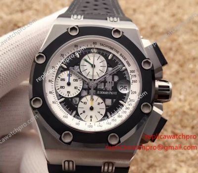 Swiss Copy AP Royal Oak Offshore Limited Edition Rubens Barrichello SS Chronograph